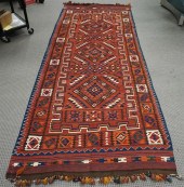 AFGHAN KILIM, 11 FT 10 IN X 4