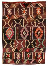 AFGHAN KILIM FLAT-WOVEN CARPET