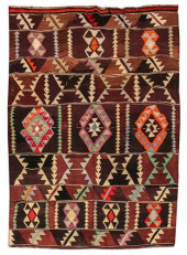 AFGHAN KILIM FLAT-WOVEN CARPET