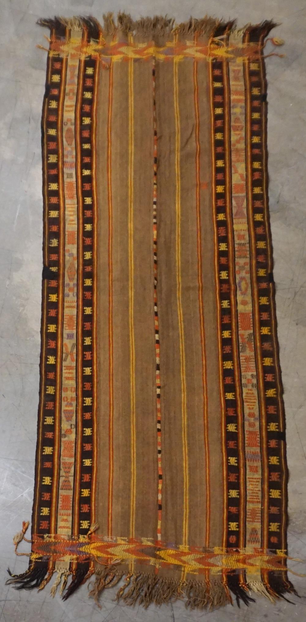 AFGHAN KILIM RUG, 9 FT 3 IN X 3
