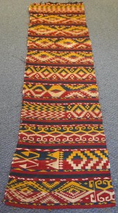 AFGHAN KILIM TYPE RUNNER, 11 F