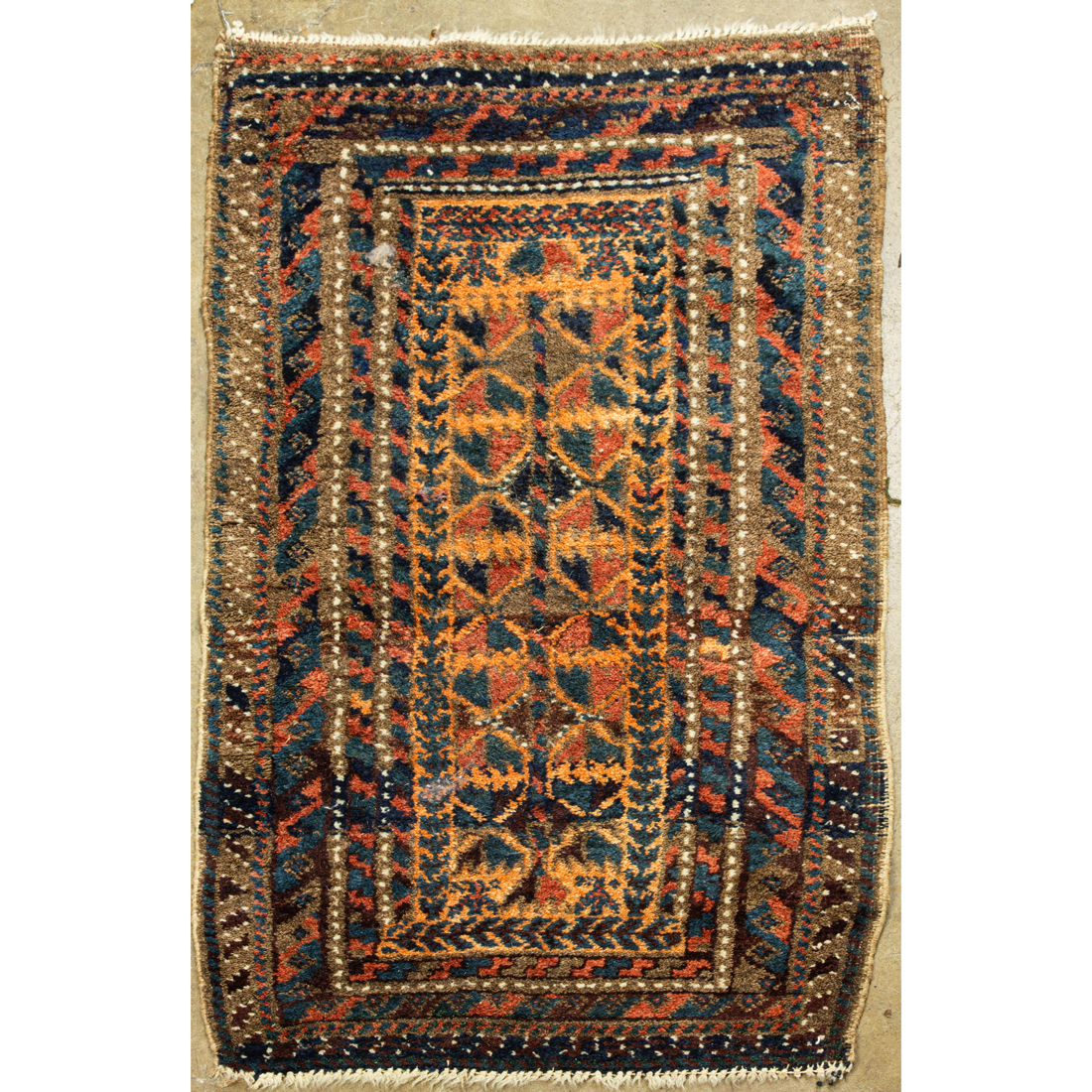 AFGHAN MAT Afghan mat, 1'7" x 2'10"