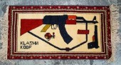 AFGHAN PICTORIAL WAR RUGAfghan