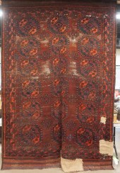 AFGHAN RUG, 10 FT X 6 FT 10 IN