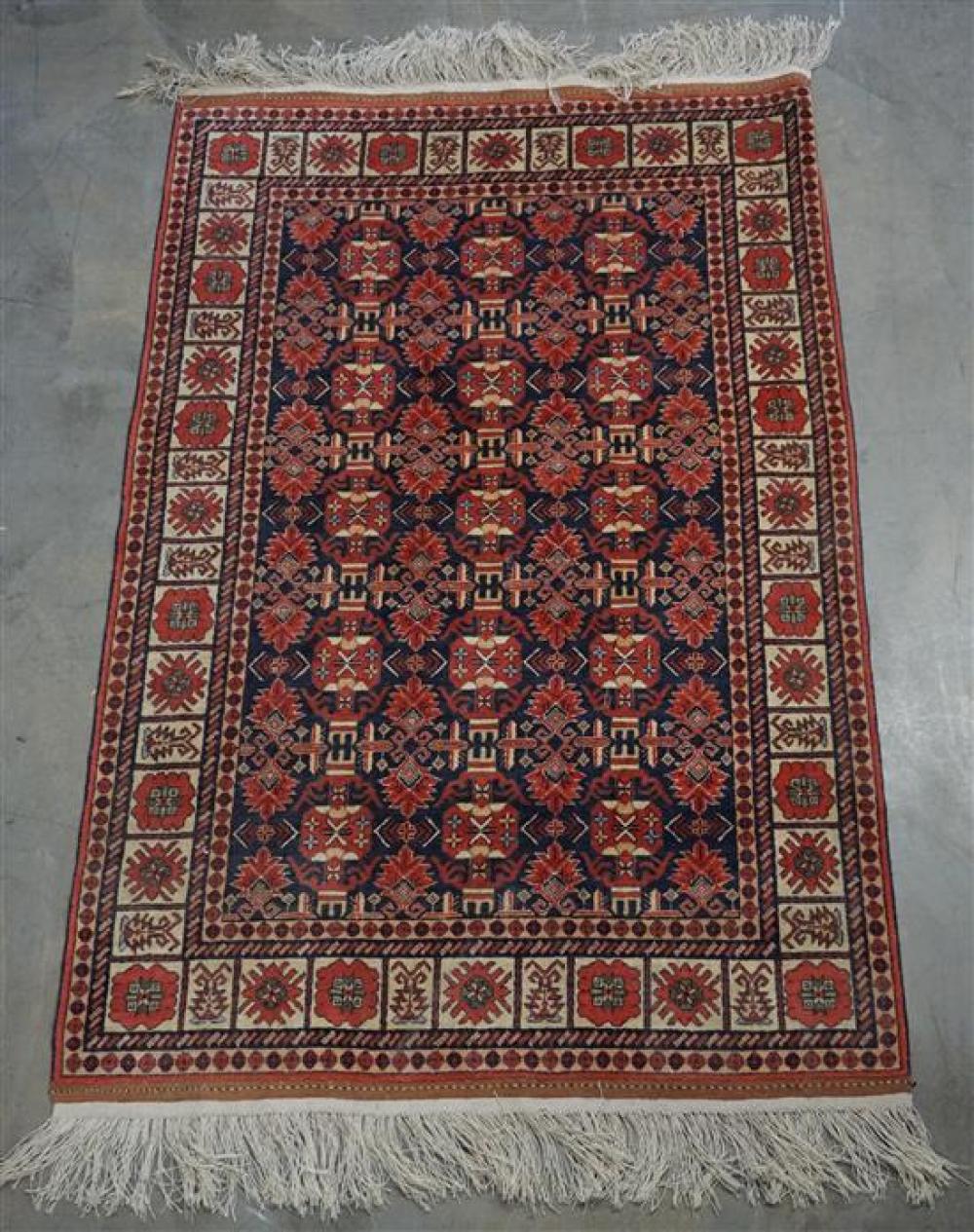 AFGHAN RUG, CIRCA 1950, 6 X