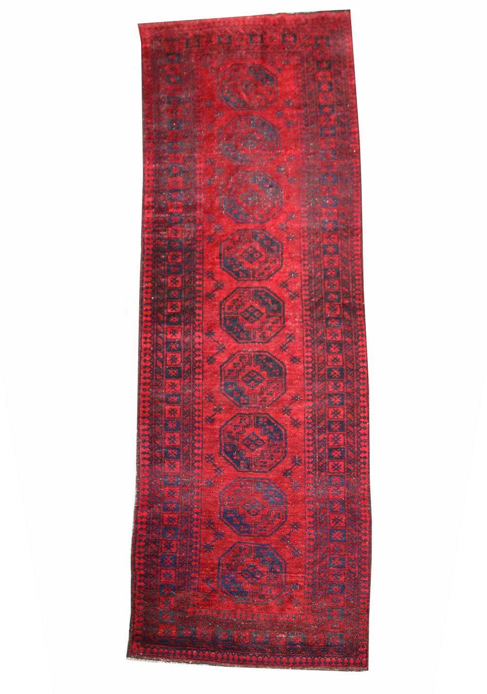AFGHAN RUNNERwool; Condition:
