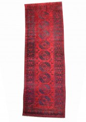 AFGHAN RUNNERwool; Condition: