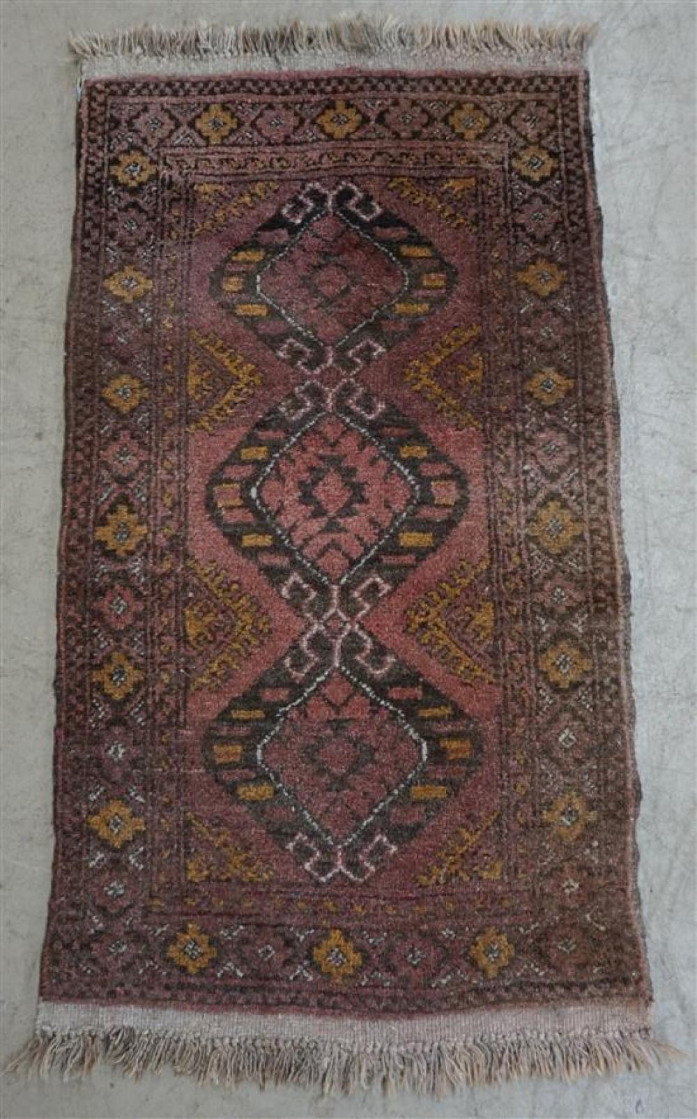 AFGHAN SCATTER RUG, 3 FT X 1 FT 8
