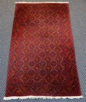 AFGHAN SCATTER RUG, 6 FT 1 IN