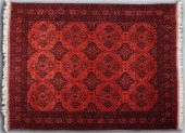 AFGHAN TURKMEN HAND KNOTTED WO