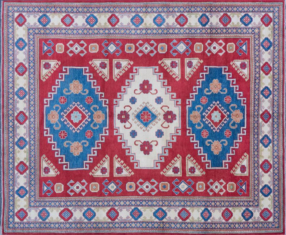 AFGHAN VEG DYE KAZAK WOOL RUGAFGHAN