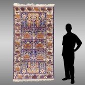 AFGHAN WAR RUG HAND KNOTTED WO