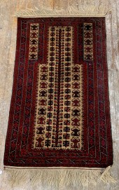 AFGHANI BALUCHI PRAYER RUG 4'