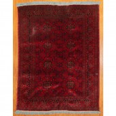 AFGHANI RUG, 5 X 6.2 Fourth qu