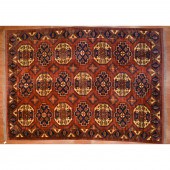 AFGHANI TURKMEN CARPET, 10.8 X