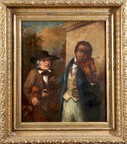 AFRICAN AMERICAN FIDDLE PLAYERMID