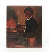 AFRICAN AMERICAN ORDERLY BY HU