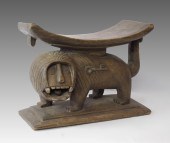 AFRICAN ASHANTI PALACE STOOL W
