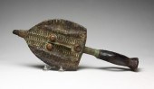 AFRICAN BAKOTA JANUS MASK. Fir