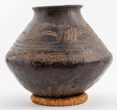 AFRICAN BAMANA POTTERY STORAGE