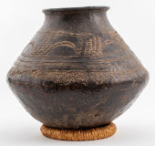 AFRICAN BAMANA POTTERY STORAGE