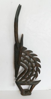 African Bambara Chiwara Wood A
