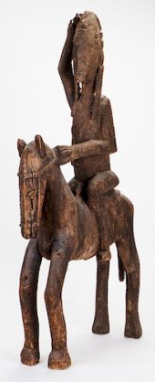 AFRICAN BAMBARA HORSE AND RIDE