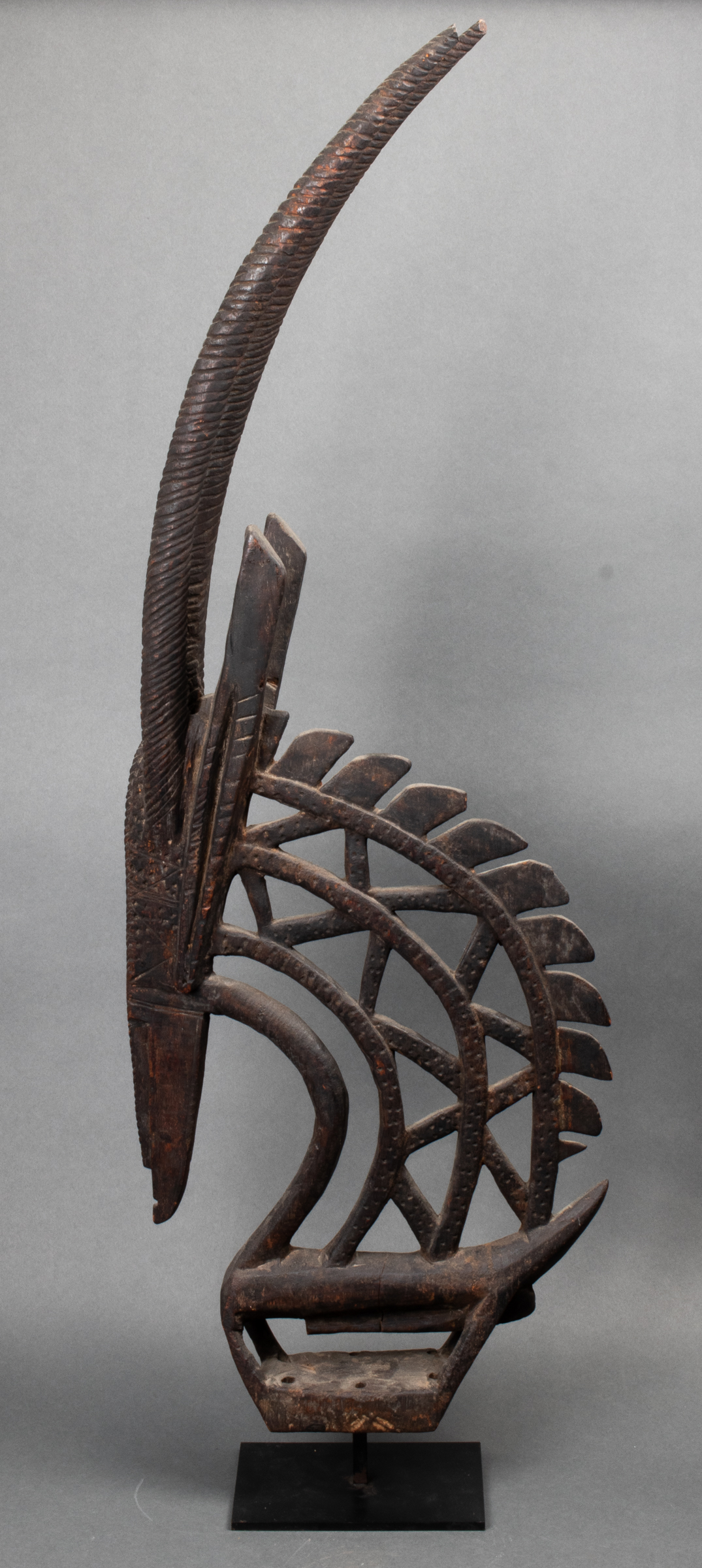 AFRICAN BAMBARA WOODEN ANTELOPE