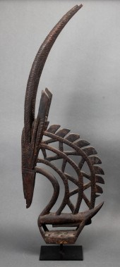 AFRICAN BAMBARA WOODEN ANTELOP