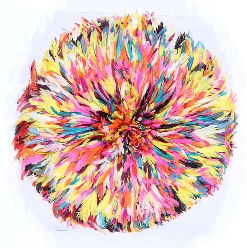 AFRICAN BAMILEKE FEATHERED