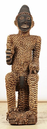 AFRICAN BAMILEKE LEFEM FIGURE,
