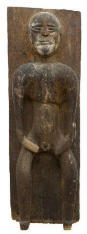 AFRICAN BAMILEKE WOODEN FIGURE