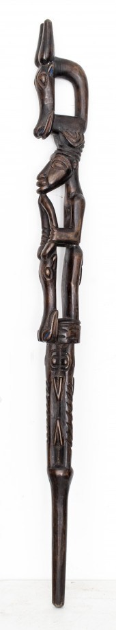 AFRICAN BAMUM FIGURAL & ZOOMOR