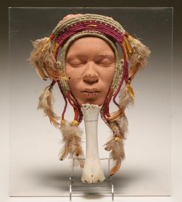 African Baule mask, Ivory Coast;