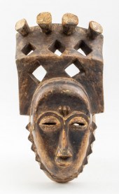 AFRICAN BAULE TRIBAL PORTRAIT