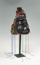 AFRICAN BEADED HEADPIECE / MAS