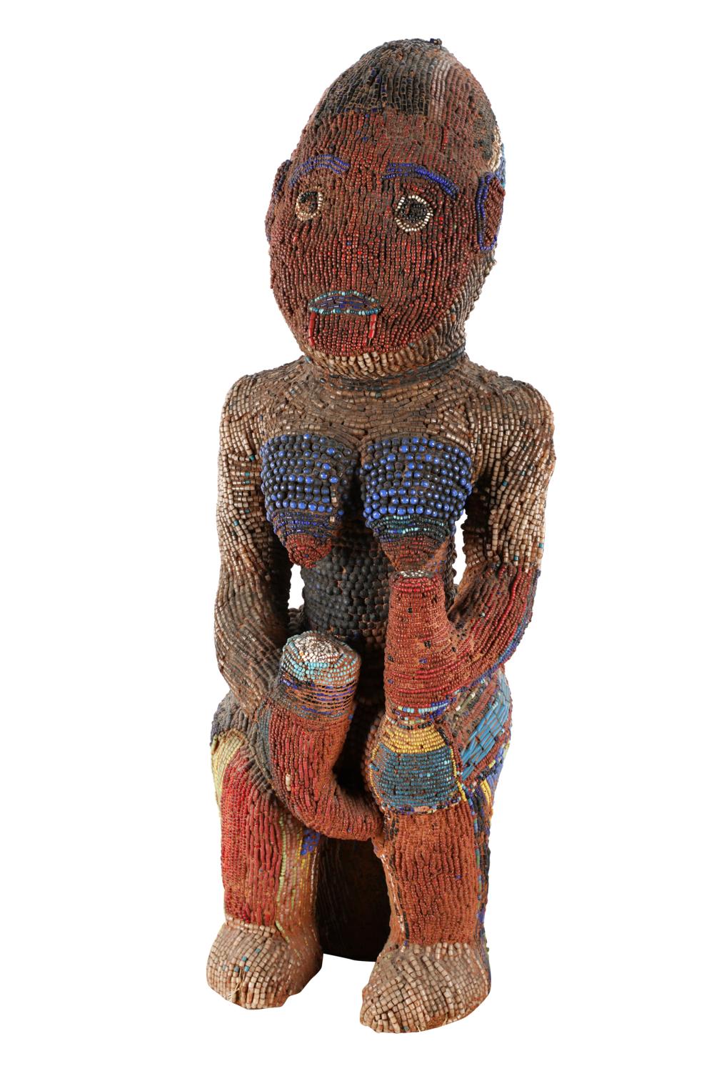 AFRICAN BEADED WOOD