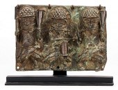 AFRICAN BENIN BRONZE PLAQUEAfr