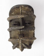 AFRICAN BETE MASK FROM IVORY C