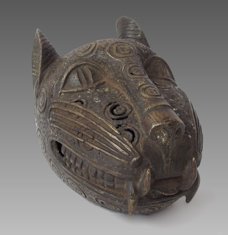 AFRICAN BRONZE BENIN LEOPARD