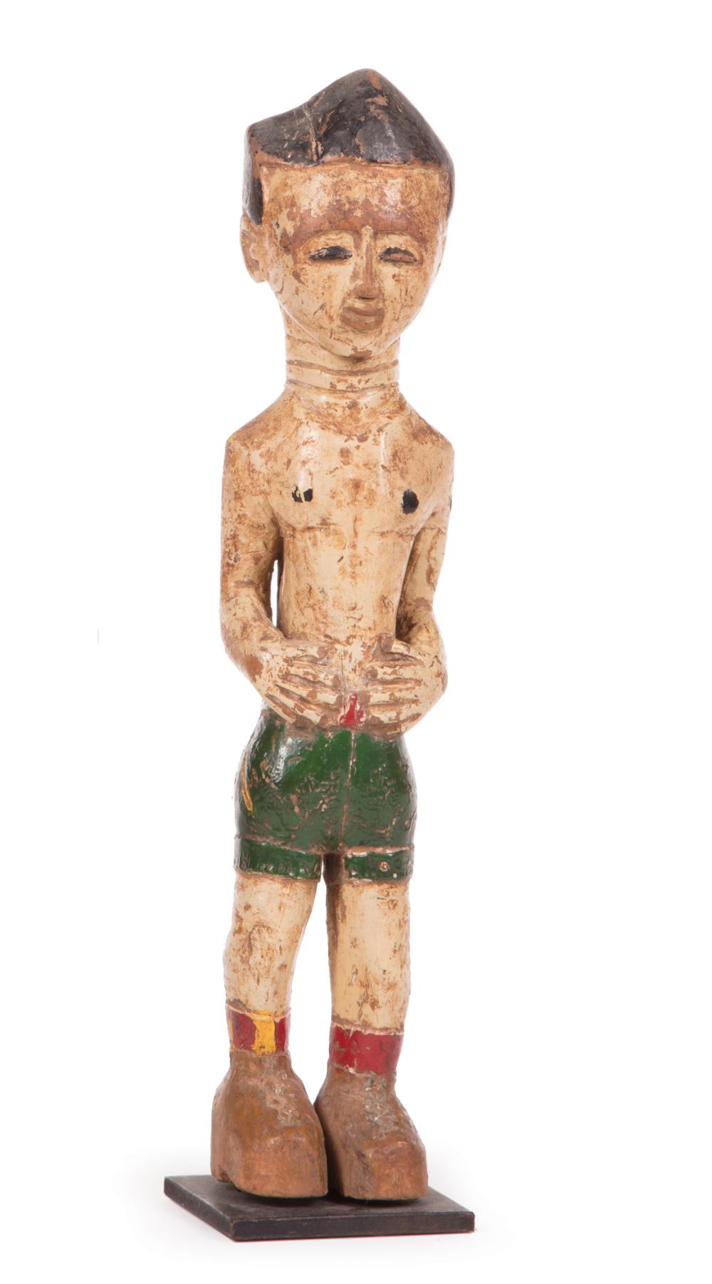 AFRICAN CARVED AND PAINTED WOOD