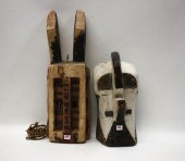 AFRICAN CARVED AND PAINTED WOO