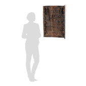 AFRICAN CARVED GRANARY SHUTTER
