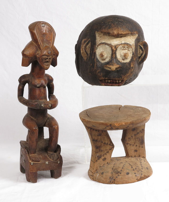 AFRICAN CARVED ITEMS: To include