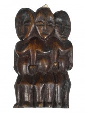 AFRICAN CARVED KONGO IVORY FIG