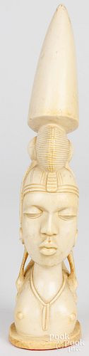 AFRICAN CARVED TUSK<br>African