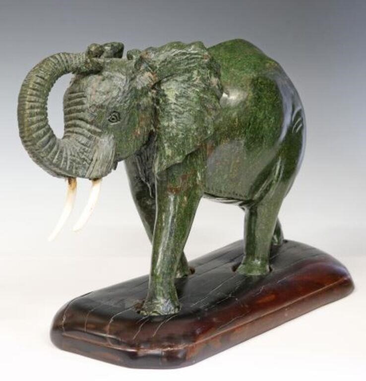 AFRICAN CARVED VERDITE STONE