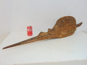 AFRICAN CARVED WOOD BAGA ANOK,