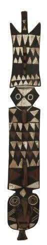 AFRICAN CARVED WOOD BOBO MASK,