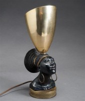 AFRICAN CARVED WOOD BUST OF WO